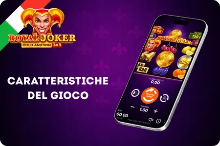 Caratteristiche del gioco nella slot Royal Joker